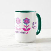 Magnifiques mugs à design fleuri (Devant droit)