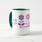 Magnifiques mugs à design fleuri (Devant gauche)