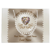 Magnifiques Sacs Cadeaux Mariages personnalisés (Dos)