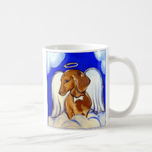 "Magnifiques tasses ange teckel"
