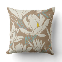 Magnolia afbeelding in kaki patroon