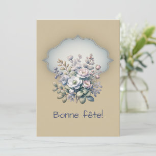 Magnolia apaisant, carte de voeux simple
