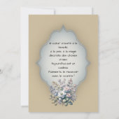 Magnolia apaisant, carte de voeux simple (Dos)