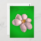 Magnolia art briefkaart (Voorkant / Achterkant)
