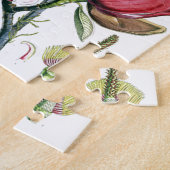 Magnolia Asian Flower  Old Illustration Legpuzzel (Zijkant)