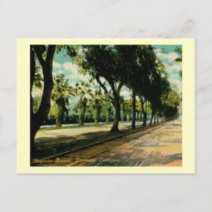 Magnolia Ave., Riverside, Vintage van Californië Briefkaart