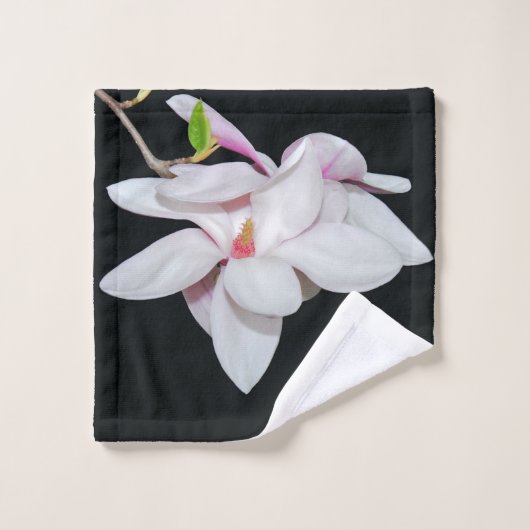 Magnolia blanc (Gant de toilette)