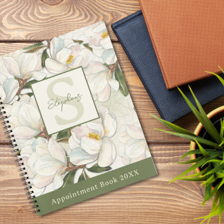 Magnolia Bloem Initialen Notitieboek
