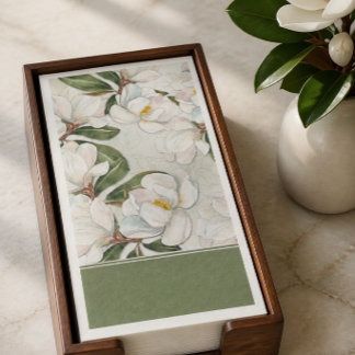 Magnolia Bloem Papier Gastendoek Servet