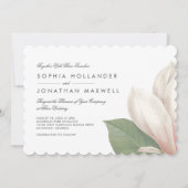 Magnolia Bloesem Uitnodiging (Voorkant)