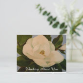 Magnolia Bloom Penser À Vous Carte Postale (Debout devant)