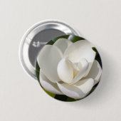 Magnolia Bloom Ronde Button 5,7 Cm (Voorkant /achterkant)