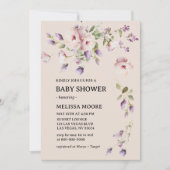 Magnolia Blooms Baby shower Invitation (Devant)