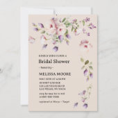 Magnolia Blooms Invitation de douche nuptiale (Devant)