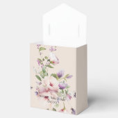 Magnolia Blooms Tent Ribbon Paper Favor Box Bedankdoosjes (Geopend)