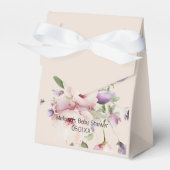 Magnolia Blooms Tent Ribbon Paper Favor Box Bedankdoosjes (Voorkant Zijde)