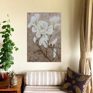 Magnolia Blossom Canvas Afdruk