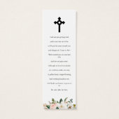 Magnolia Blossom Photo Funeral Poem Signet Carte (Dos)