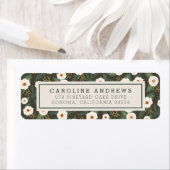 Magnolia Blossom Return Address Label (Insitu)