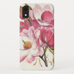  Magnolia Blossom, roze tuinbloemen iPhone XR Hoesje