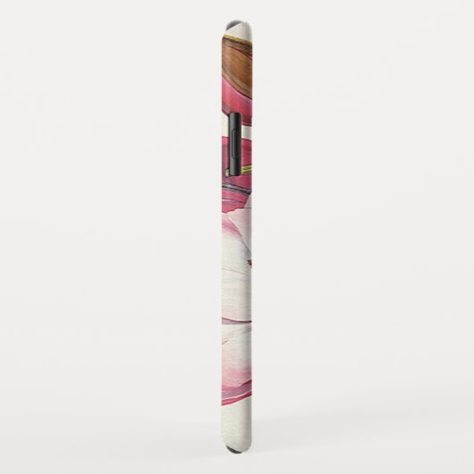 Magnolia Blossom, roze tuinbloemen Case-Mate iPhone Case (Achterkant/rechts)
