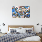 Magnolia Blossoms/Ciel Bleu Toile Enveloppée Impri (Insitu(Chambre))