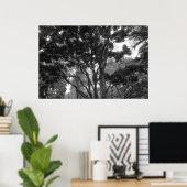 Magnolia-boom in zomerbaan poster (Thuiskantoor)