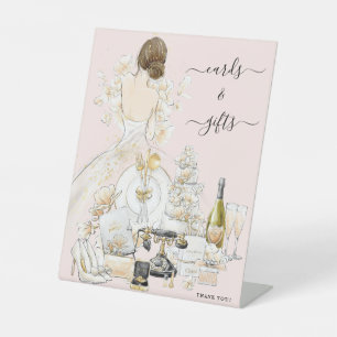 Magnolia Bride Kaarten en Gifts Vrijgezellenfeest  Reclamebord Met Voetstuk