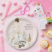 Magnolia Bride Vrijgezellenfeest Paper Borden Papieren Bordje (Feest)