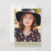 Magnolia Célébration de la Carte de remerciements (Dos)