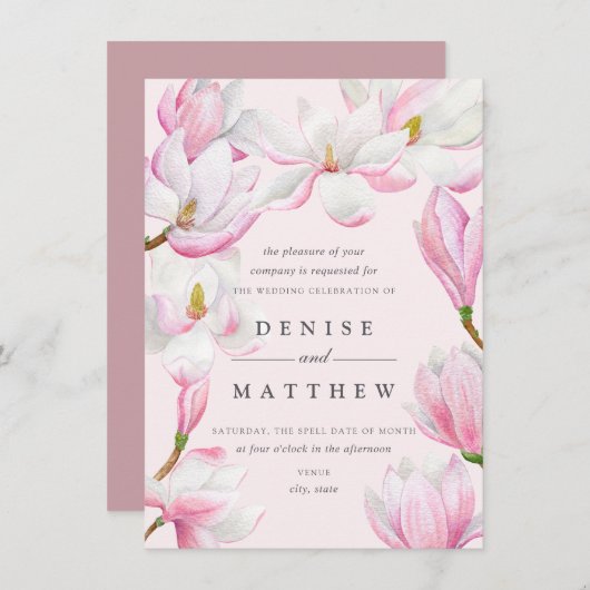 Magnolia Collectie Kaart (Voorkant / Achterkant)