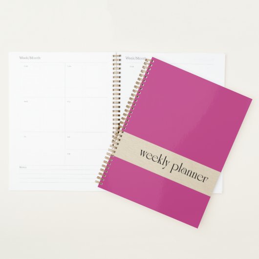 Magnolia couverture Weekly Planner (Devant avec enveloppe)