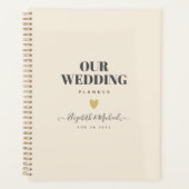 Magnolia Cream Typographie Mariage moderne (Devant)