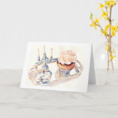 Magnolia Cupcake Kaart (Gele Bloem)