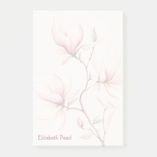 Magnolia CUSTOM NAME Kruidenierswinkel to-do lijst Post-it® Notes (Voorkant)