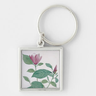 Magnolia discolor, gegraveerd door Legrand (kleur Sleutelhanger