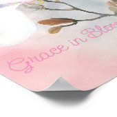 Magnolia Dream: een symfonie van pastels Poster (Hoek)