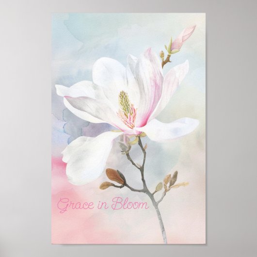 Magnolia Dream: een symfonie van pastels Poster (Voorkant)