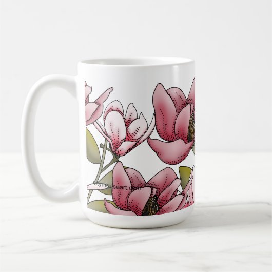 Magnolia Droom Koffiemok (Links)