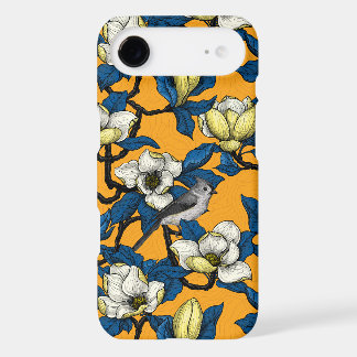 Magnolia en floraison et oiseau de tireur 3