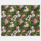 Magnolia en floraison sur une couverture polaire v (Devant (Horizontal))