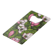 Magnolia en floraison sur vert foncé (Dos Angle)