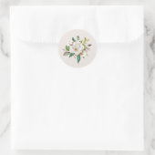Magnolia Envelope Seal Stickers Favor Label L201 (Tas)