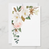 Magnolia Et Coton Célébration Des Invitations De V (Dos)