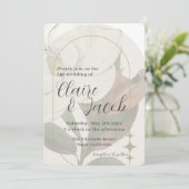 Magnolia Faire-part de mariage (Debout devant)