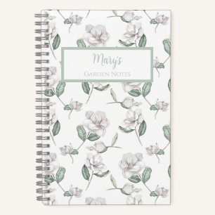 Magnolia Fleur Cahier Personnalisé