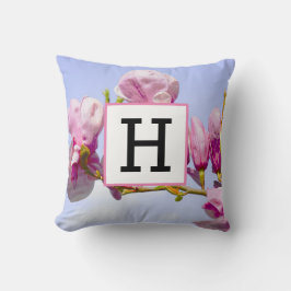 Magnolia Floral Botanical Blossom Chic Kussen