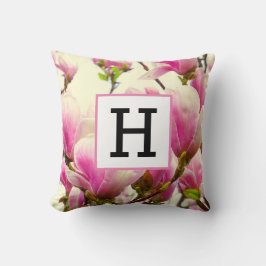 Magnolia Floral Botanical Blossom Chic Kussen