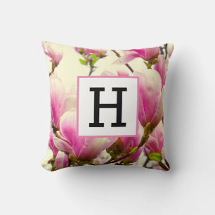 Magnolia Floral Botanical Blossom Chic Kussen