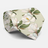 Magnolia Floral Cravate (Roulé)
